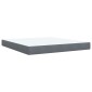 vidaXL Κρεβάτι Ottoman με στρώμα Σκούρο Γκρι 180 x 200 cm Βελούδο