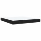 vidaXL Κρεβάτι Ottoman με στρώμα Μαύρο 180 x 200 cm Βελούδο