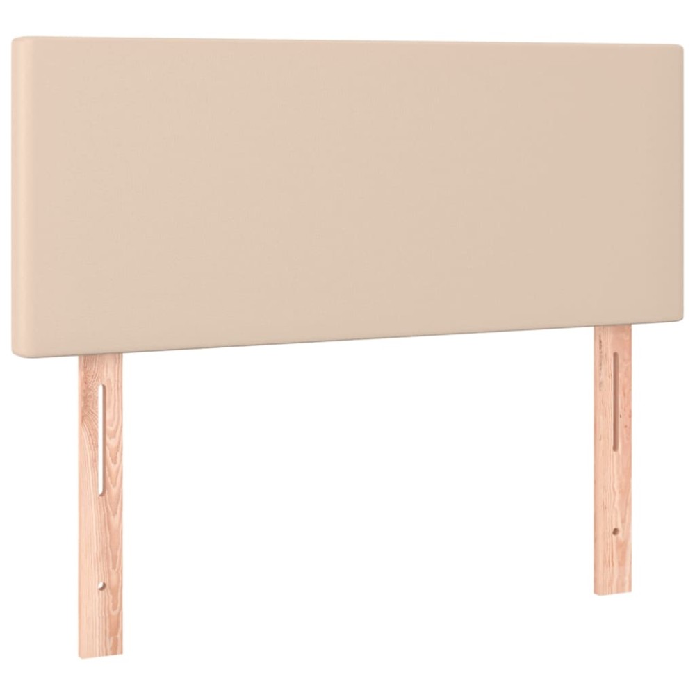 vidaXL Κεφαλάρι Κρεβατιού Καπουτσίνο 100x5x78/88 εκ. Συνθετικό Δέρμα