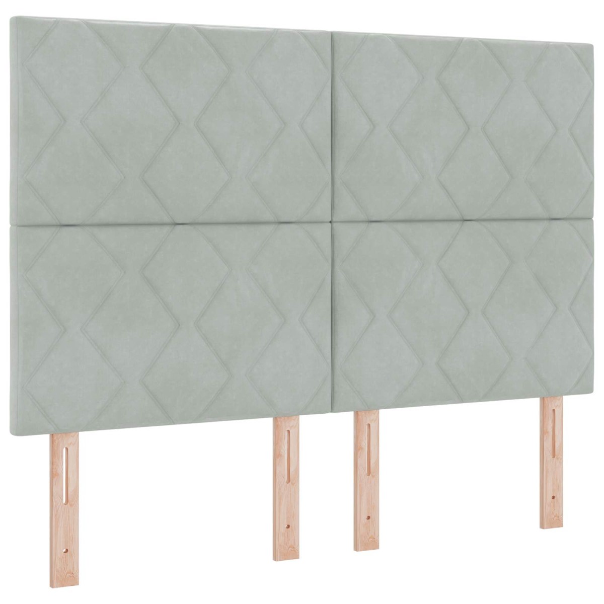 vidaXL Κρεβάτι Ottoman με στρώμα Ανοιχτό γκρι 140 x 200 cm Βελούδο