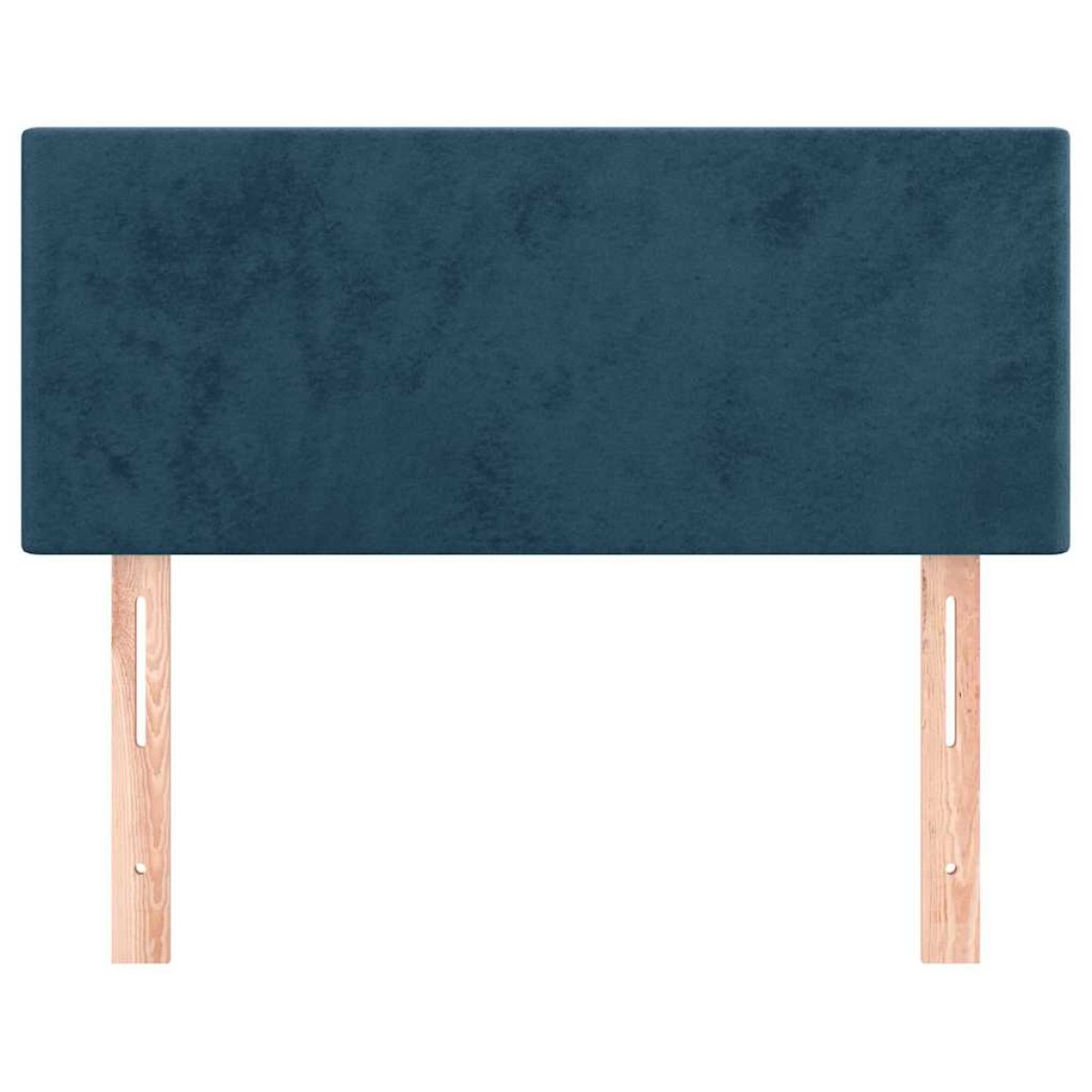 vidaXL Κεφαλάρι Κρεβατιού Σκούρο Μπλε 100x5x78/88 εκ. Βελούδινο