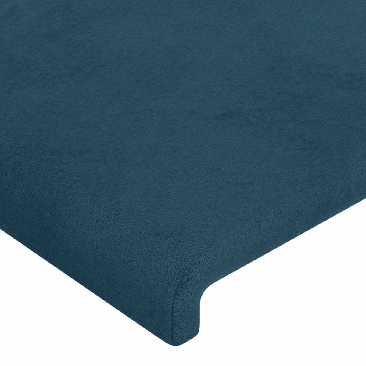 vidaXL Κεφαλάρι Κρεβατιού Σκούρο Μπλε 100x5x78/88 εκ. Βελούδινο