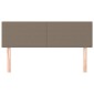 vidaXL Κεφαλάρια Κρεβατιού 2 τεμ. Taupe 72x5x78/88 εκ. Υφασμάτινα