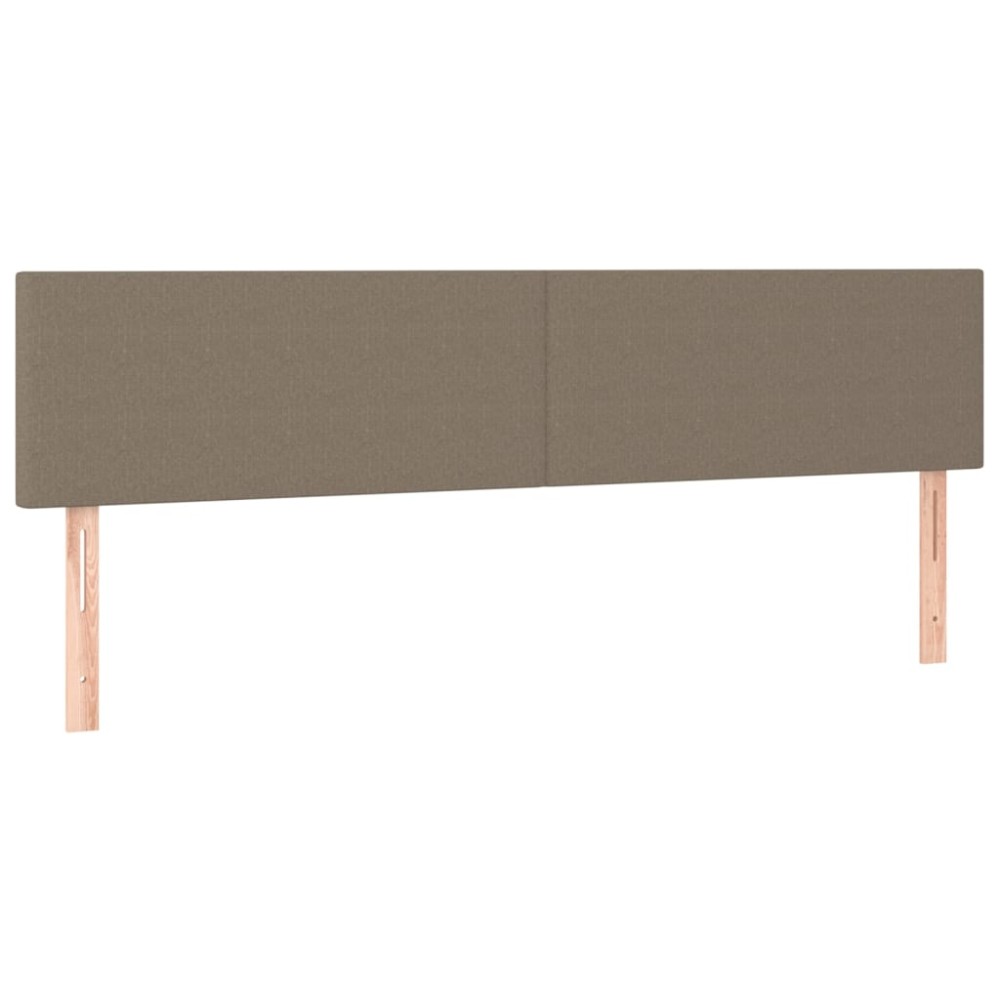 vidaXL Κεφαλάρια Ύφασμα 180x5x78/88 εκ. Taupe