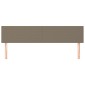 vidaXL Κεφαλάρια Κρεβατιού 2 τεμ. Taupe 100x5x78/88 εκ. Υφασμάτινο