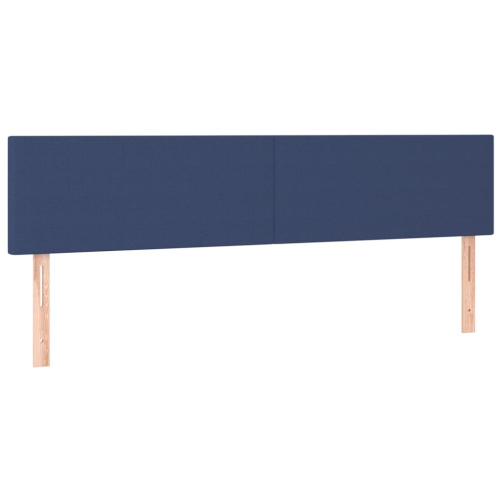 vidaXL Κεφαλάρια Μπλε 200x5x78/88 εκ. Ύφασμα