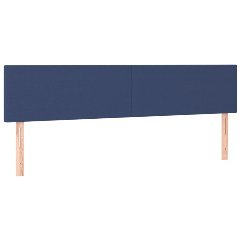 vidaXL Κεφαλάρια Μπλε 200x5x78/88 εκ. Ύφασμα