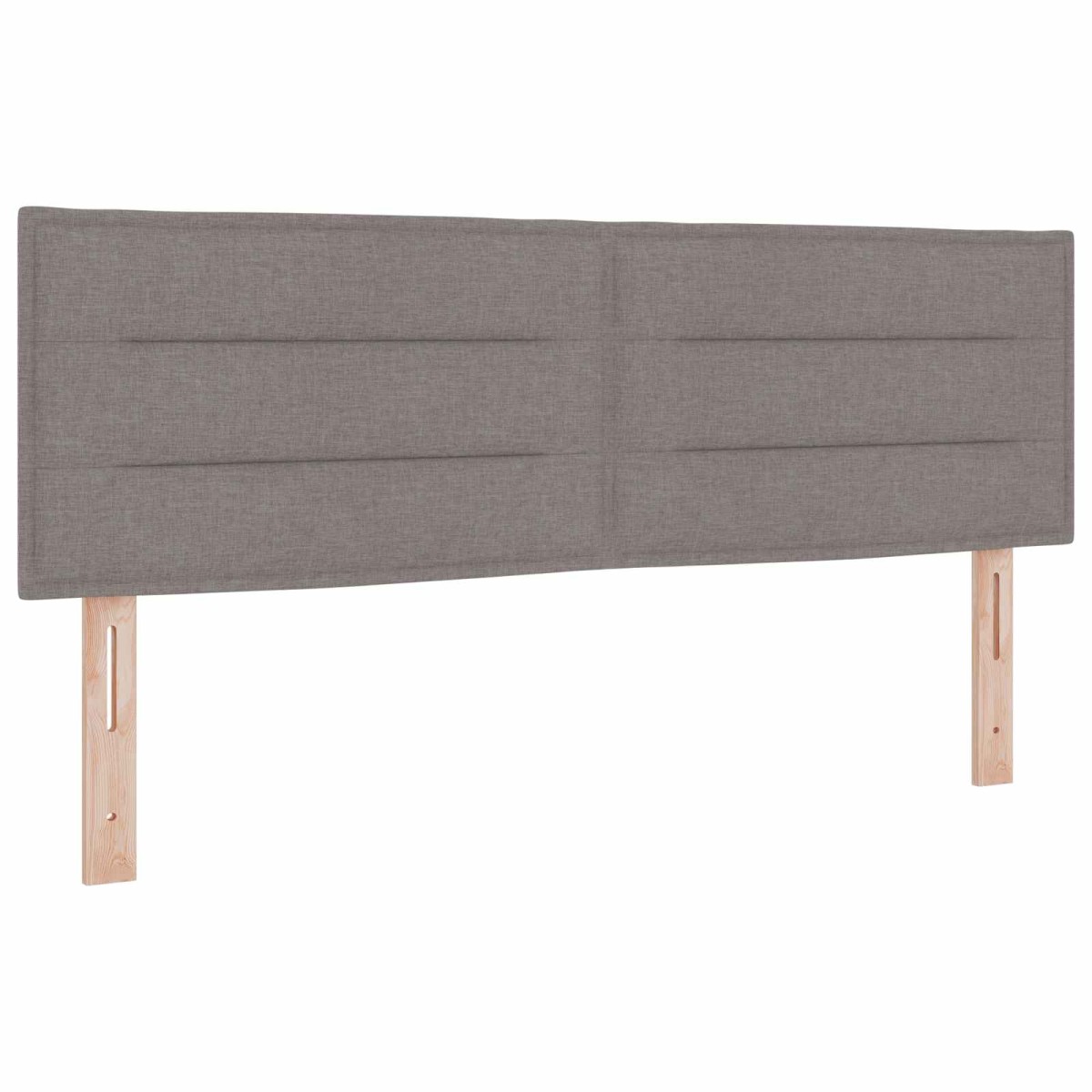 vidaXL Κρεβάτι με αποθηκευτικό χώρο και στρώμα Taupe 140 x 200 cm