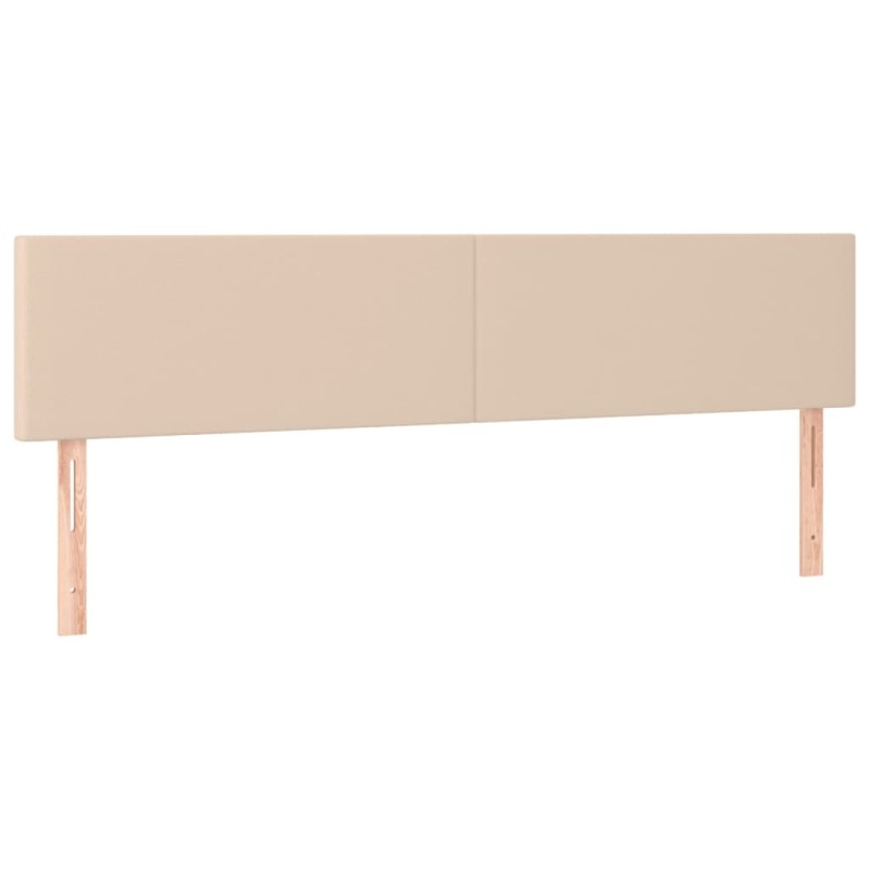 vidaXL Κεφαλάρια Καπουτσίνο 200x5x78/88 εκ. από Συνθετικό Δέρμα