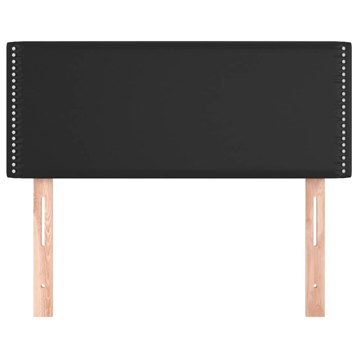 vidaXL Κεφαλάρι Κρεβατιού Μαύρο 80 x 5 x 78/88 εκ. από Συνθετικό Δέρμα