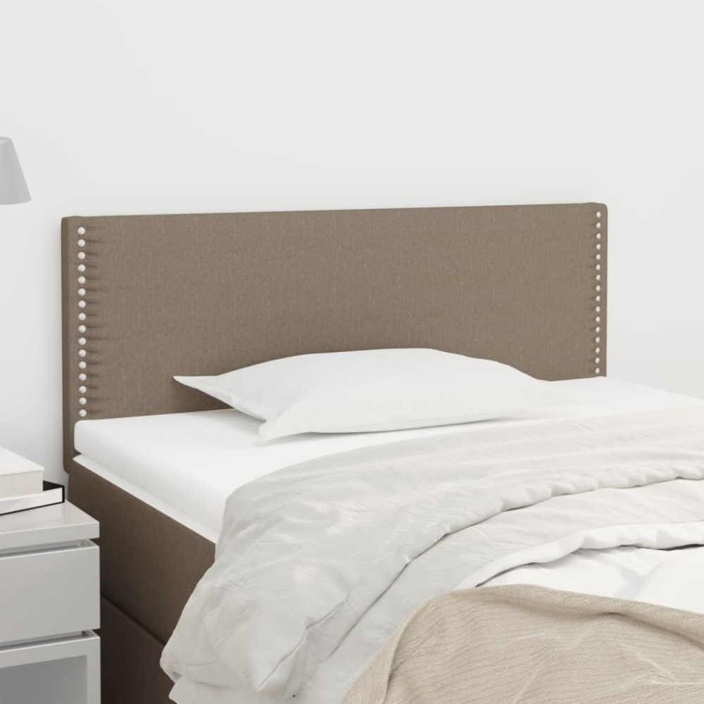 vidaXL Κεφαλάρι Κρεβατιού Taupe 90x5x78/88 εκ. Υφασμάτινο