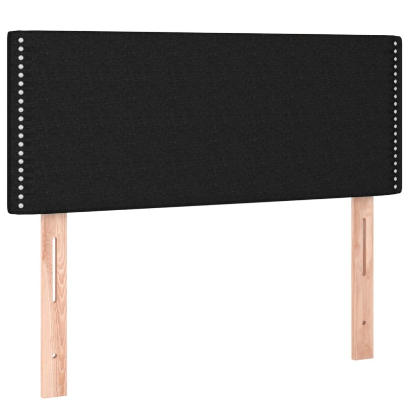 vidaXL Κεφαλάρι Κρεβατιού Μαύρο 100x5x78/88 εκ. Υφασμάτινο