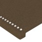 vidaXL Κεφαλάρι Κρεβατιού Σκούρο Καφέ 100x5x78/88 εκ. Υφασμάτινο