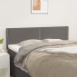 vidaXL Κεφαλάρια Κρεβατιού 2 τεμ. Γκρι 72x5x78/88 εκ. Συνθετικό Δέρμα
