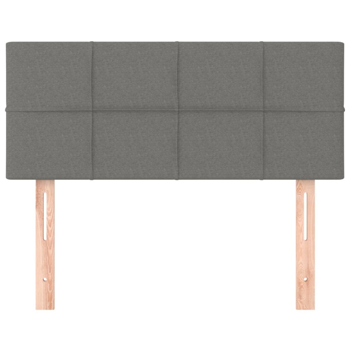 vidaXL Κεφαλάρι Κρεβατιού Σκούρο Γκρι 100x5x78/88 εκ. Υφασμάτινο