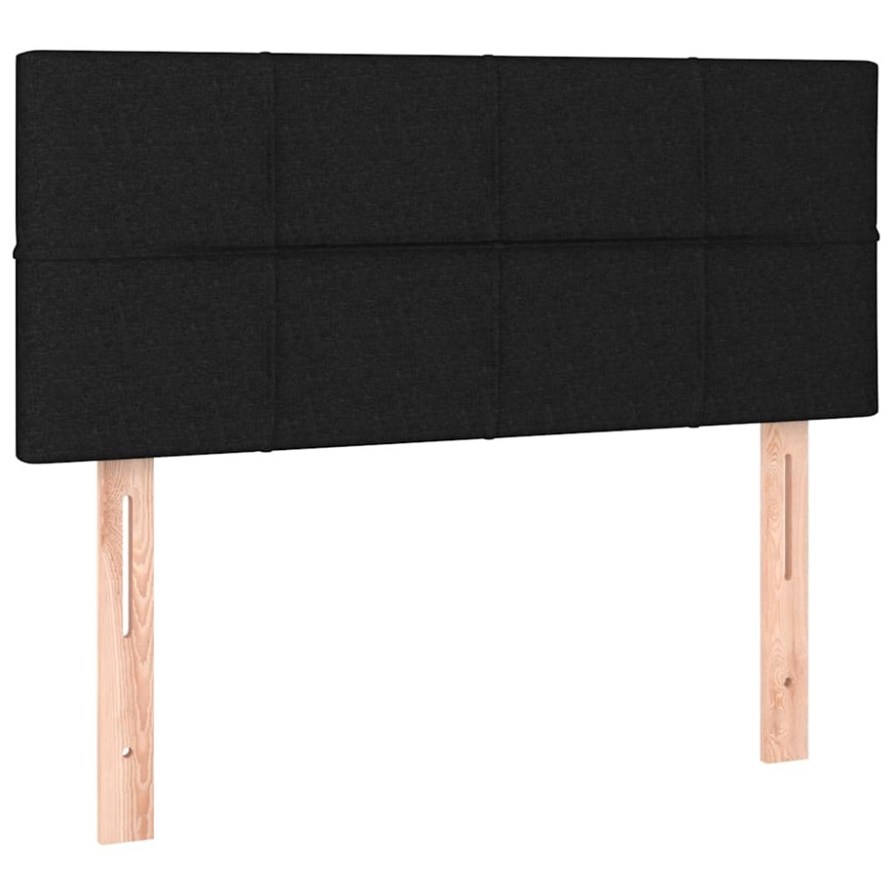 vidaXL Κεφαλάρι Κρεβατιού Μαύρο 100x5x78/88 εκ. Υφασμάτινο