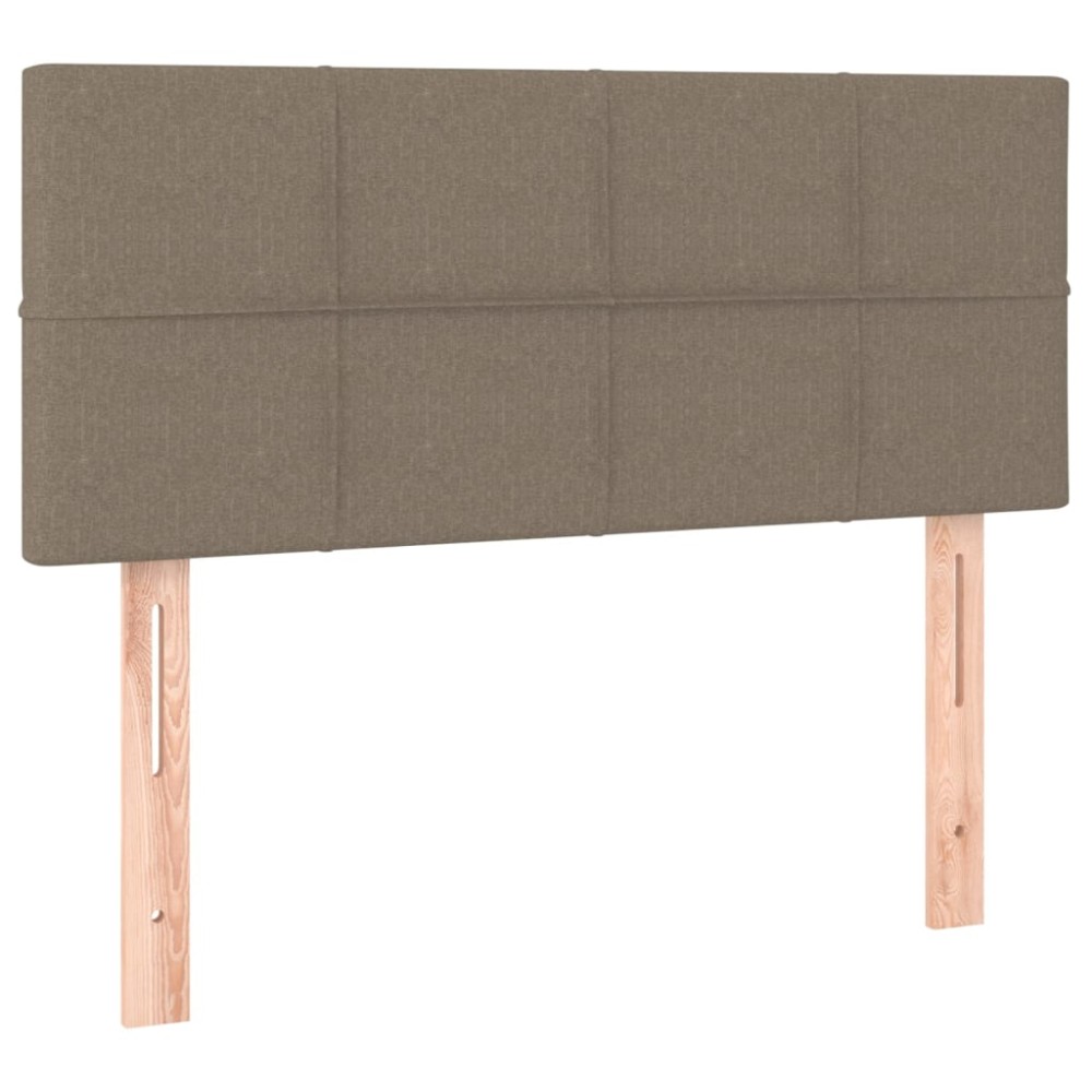vidaXL Κεφαλάρι Κρεβατιού Taupe 100x5x78/88 εκ. Υφασμάτινο