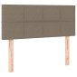 vidaXL Κεφαλάρι Κρεβατιού Taupe 100x5x78/88 εκ. Υφασμάτινο