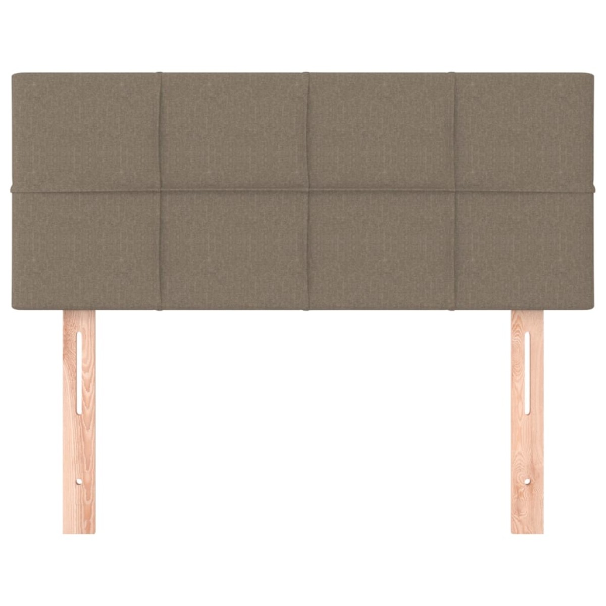 vidaXL Κεφαλάρι Κρεβατιού Taupe 100x5x78/88 εκ. Υφασμάτινο