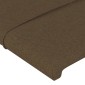 vidaXL Κεφαλάρια Κρεβατιού 2 τεμ. Σκ. Καφέ 72x5x78/88 εκ. Υφασμάτινα