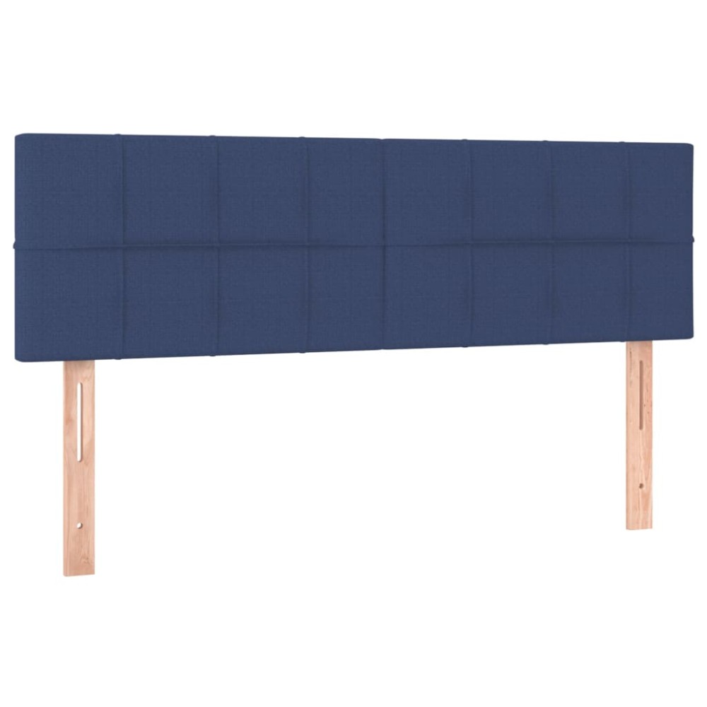 vidaXL Κεφαλάρια Μπλε 144x5x78/88 εκ. Ύφασμα