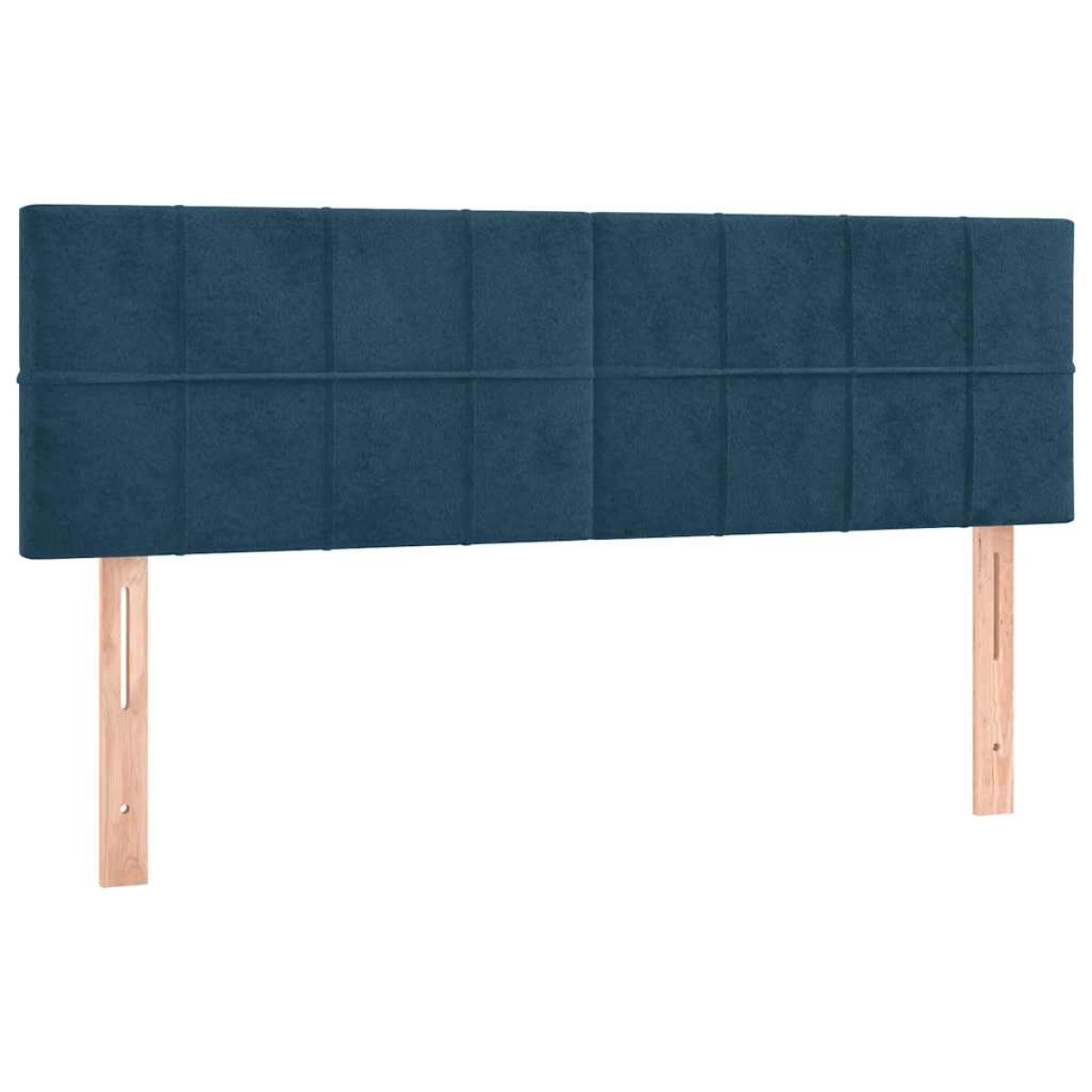 vidaXL Κεφαλάρια Κρεβατιού 2 τεμ. Σκ. Μπλε 72x5x78/88 εκ. Βελούδινα