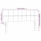 vidaXL Κεφαλάρια Κρεβατιού 2 τεμ. Σκ. Μπλε 72x5x78/88 εκ. Βελούδινα