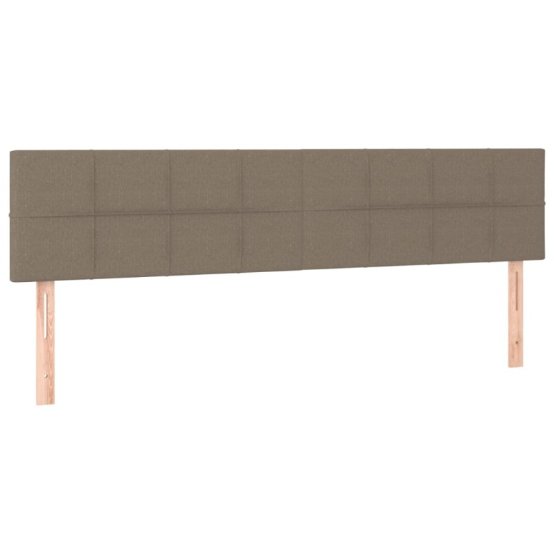 vidaXL Κεφαλάρια Taupe 160x5x78/88 εκ. Ύφασμα