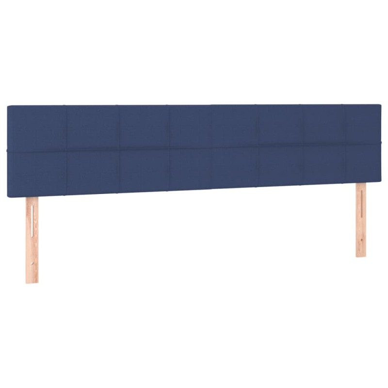vidaXL Κεφαλάρια Μπλε 200x5x78/88 εκ. Ύφασμα