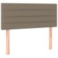 vidaXL Κεφαλάρι Κρεβατιού Taupe 80 x 5 x 78/88 εκ. Υφασμάτινο