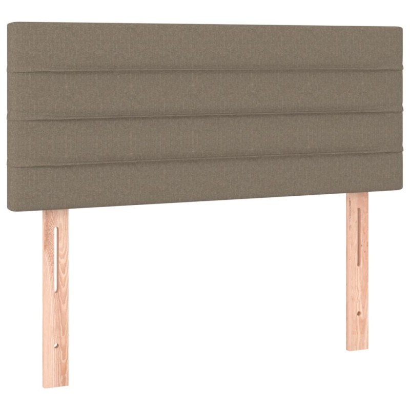 vidaXL Κεφαλάρι Κρεβατιού Taupe 100x5x78/88 εκ. Υφασμάτινο