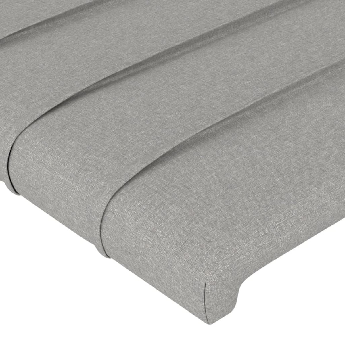 vidaXL Κεφαλάρια Κρεβατιού 2 τεμ. Αν. Γκρι 72x5x78/88 εκ. Υφασμάτινα