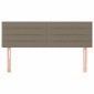 vidaXL Κεφαλάρια Κρεβατιού 2 τεμ. Taupe 72x5x78/88 εκ. Υφασμάτινα