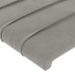 vidaXL Κεφαλάρια Κρεβατιού 2 τεμ. Αν. Γκρι 72x5x78/88 εκ. Βελούδινα