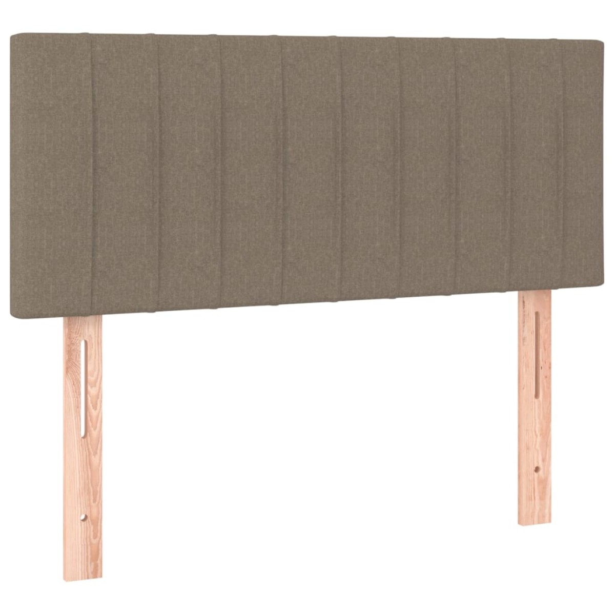 vidaXL Κεφαλάρι Κρεβατιού Taupe 80 x 5 x 78/88 εκ. Υφασμάτινο