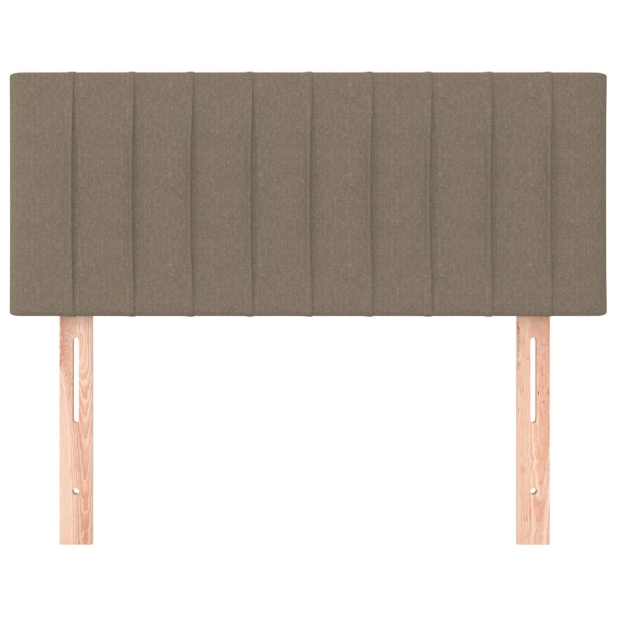 vidaXL Κεφαλάρι Κρεβατιού Taupe 80 x 5 x 78/88 εκ. Υφασμάτινο