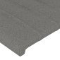 vidaXL Κεφαλάρι Κρεβατιού Σκούρο Γκρι 90x5x78/88 εκ. Υφασμάτινο