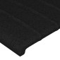 vidaXL Κεφαλάρι Κρεβατιού Μαύρο 100x5x78/88 εκ. Υφασμάτινο