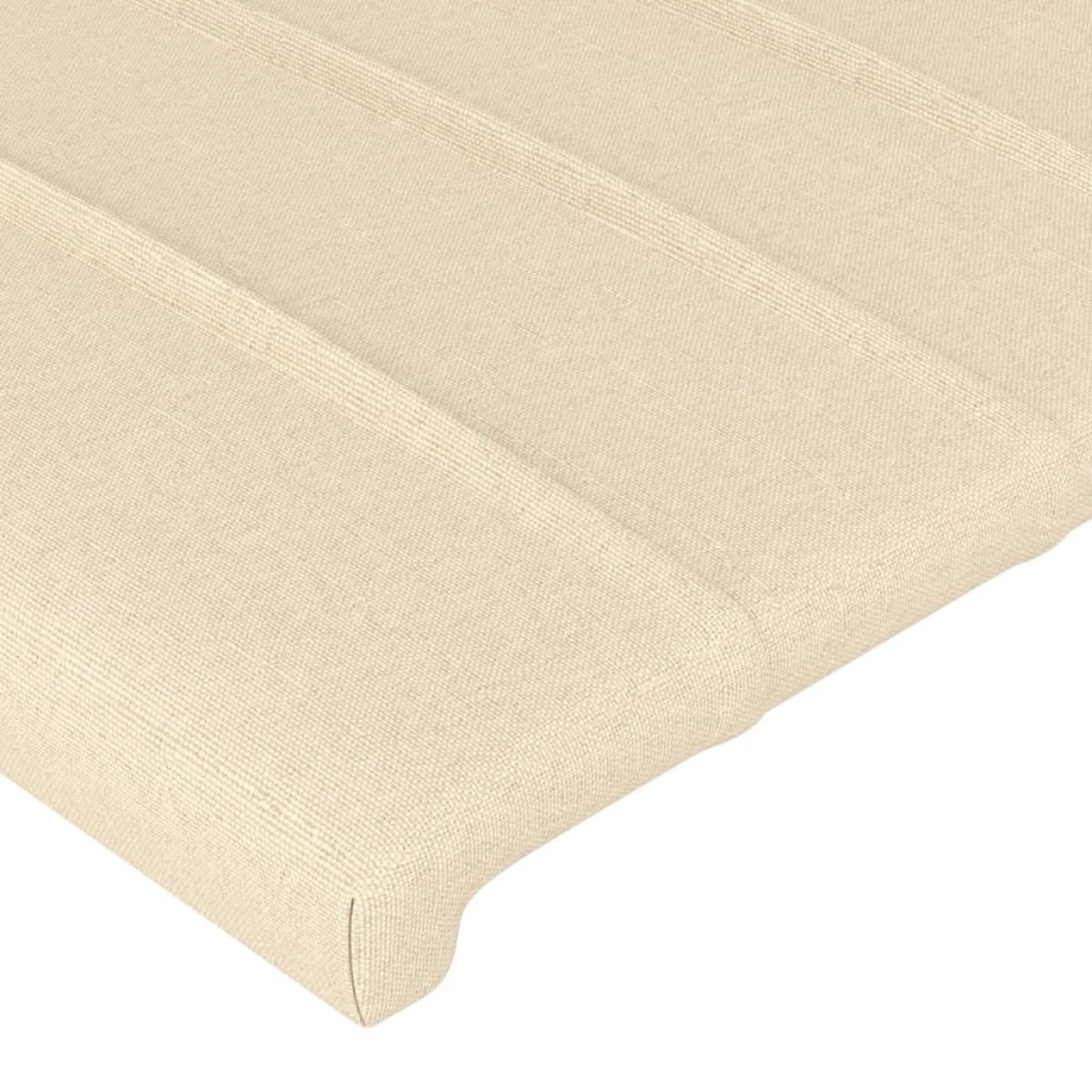 vidaXL Κεφαλάρια Κρεβατιού 2 τεμ. Κρεμ 72x5x78/88 εκ. Υφασμάτινα