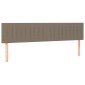 vidaXL Κεφαλάρια Κρεβατιού 2 τεμ. Taupe 90x5x78/88 εκ. Υφασμάτινο