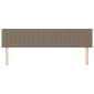 vidaXL Κεφαλάρια Κρεβατιού 2 τεμ. Taupe 90x5x78/88 εκ. Υφασμάτινο