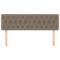 vidaXL Κεφαλάρια Κρεβατιού 2 τεμ. Taupe 80x7x78/88 εκ. Υφασμάτινο