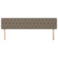 vidaXL Κεφαλάρια Κρεβατιού 2 τεμ. Taupe 90x7x78/88 εκ. Υφασμάτινο