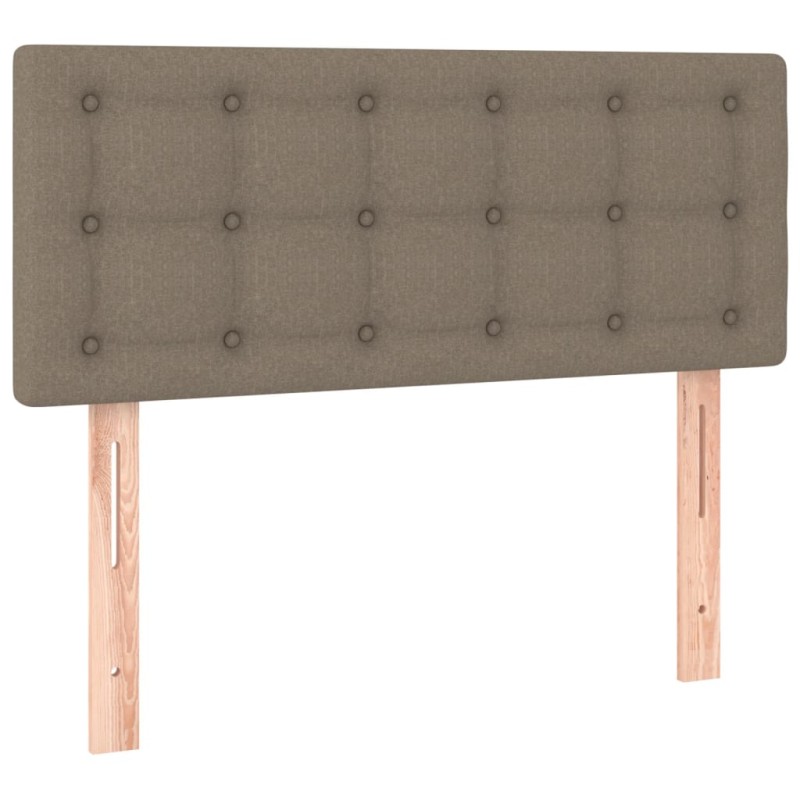 vidaXL Κεφαλάρι Κρεβατιού Taupe 90x5x78/88 εκ. Υφασμάτινο