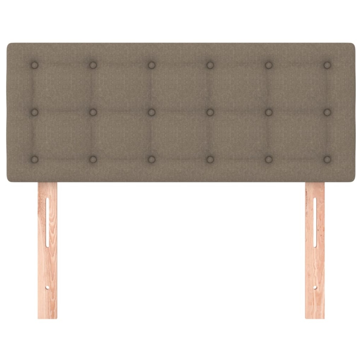 vidaXL Κεφαλάρι Κρεβατιού Taupe 90x5x78/88 εκ. Υφασμάτινο
