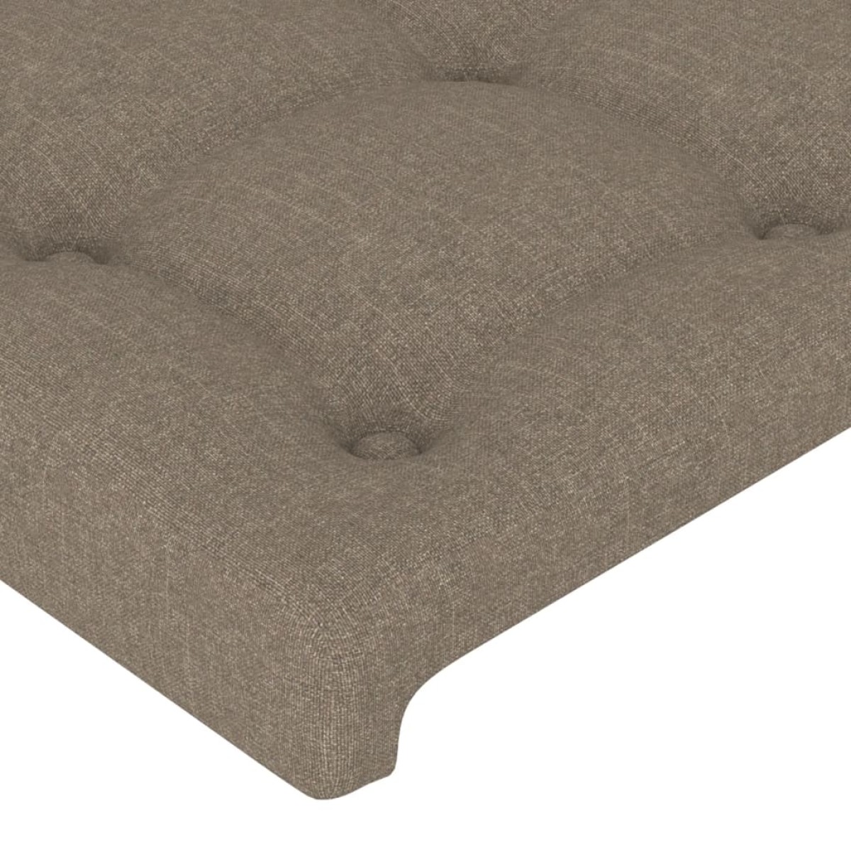 vidaXL Κεφαλάρι Κρεβατιού Taupe 90x5x78/88 εκ. Υφασμάτινο
