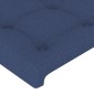 vidaXL Κεφαλάρι Κρεβατιού Μπλε 90x5x78/88 εκ. Υφασμάτινο