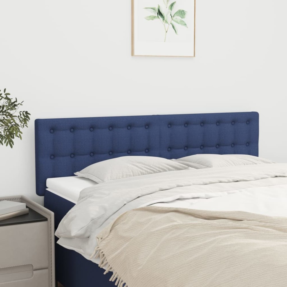 vidaXL Κεφαλάρια Μπλε 144x5x78/88 εκ. Ύφασμα