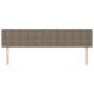 vidaXL Κεφαλάρια Κρεβατιού 2 τεμ. Taupe 90x5x78/88 εκ. Υφασμάτινο