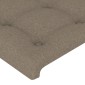 vidaXL Κεφαλάρια Κρεβατιού 2 τεμ. Taupe 90x5x78/88 εκ. Υφασμάτινο